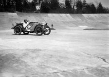 Austin Ulster of Victoria Worsley and R Latham-Boote, JCC Double Twelve race, Brooklands, 1931. Artist: Bill Brunell