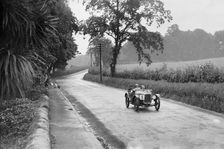Austin Ulster of Archie Frazer-Nash competing in the RAC TT Race, Ards Circuit, Belfast, 1929 Artist: Bill Brunell