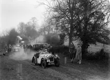 Austin Ulster of HG Conway at the Sunbac Colmore Trial, near Winchcombe, Gloucestershire, 1934. Artist: Bill Brunell