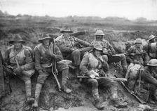Australia in the Great War. Unidentified men of the 5th Division, 1916. Creator: Anonymous