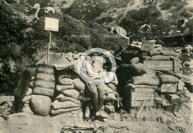 Australian troops in Turkey, First World War, 1915, (c1920). Creator: Unknown.