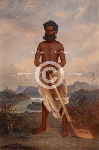 Australian Man, ca. 1893. Creator: Antonio Zeno Shindler.