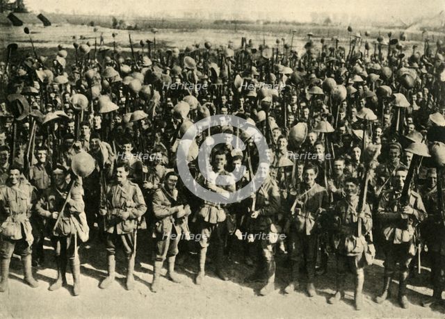 Australian soldiers on the Western Front, First World War, 1917, (c1920). Creator: Unknown.