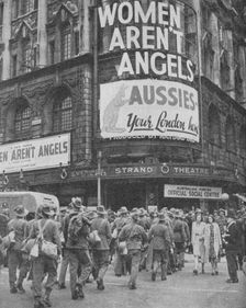 Australian soldiers on a few days leave in London 1940, (1940)