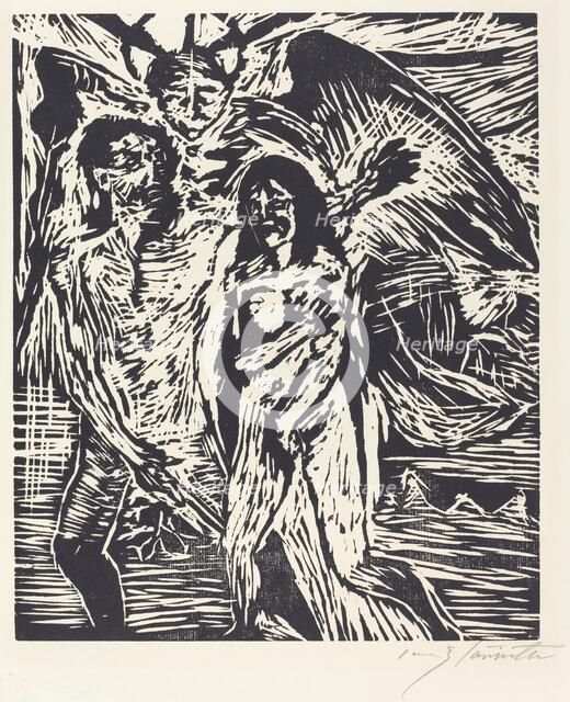 Austreibung aus dem Paradies (The Expulsion from Paradise), 1919. Creator: Lovis Corinth.