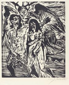 Austreibung aus dem Paradies (The Expulsion from Paradise), 1919. Creator: Lovis Corinth