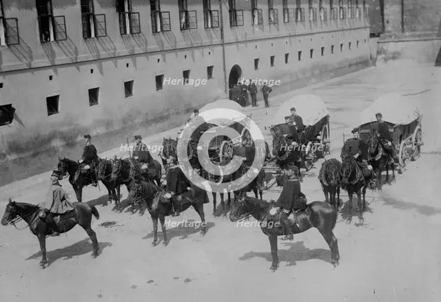 Austria - Army Commissary Train, between c1910 and c1915. Creator: Bain News Service.
