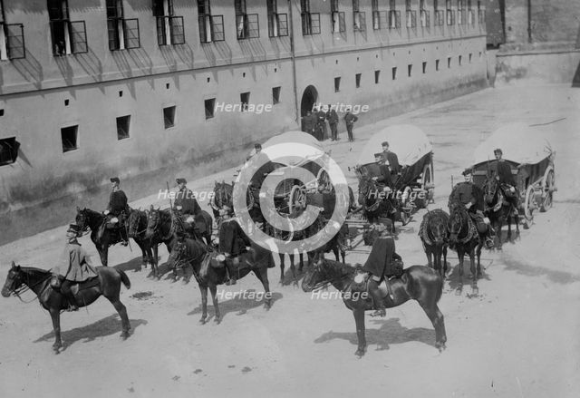 Austria - Army Commissary Train, between c1910 and c1915. Creator: Bain News Service.