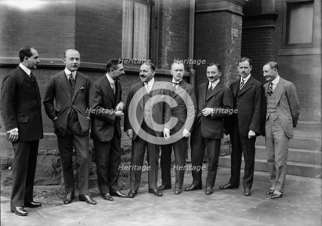 Austria-Hungary, Officials - Embassy Staff, 1914. Creator: Harris & Ewing.