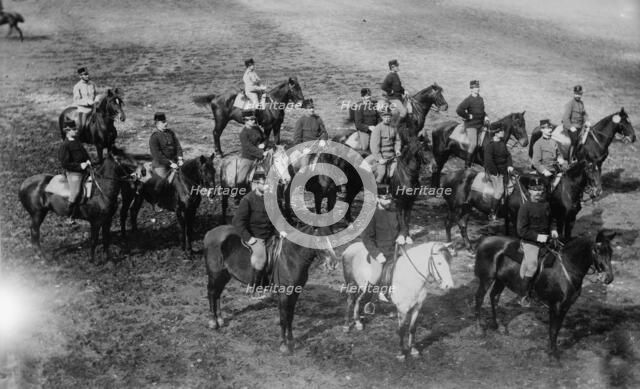 Austria - Infantry officers, between c1910 and c1915. Creator: Bain News Service.