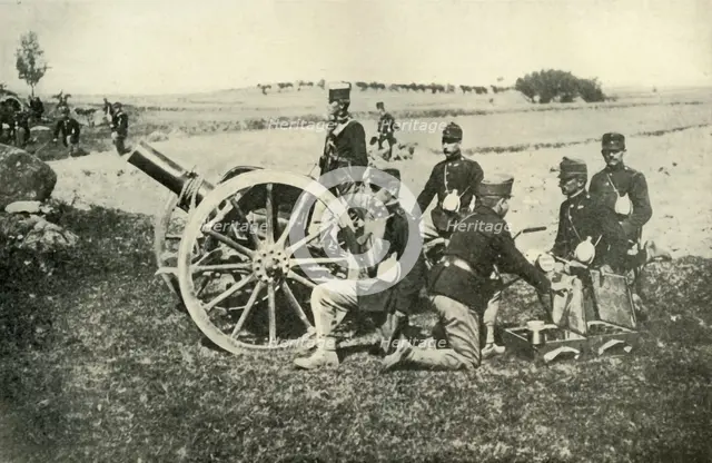 'Austrian Artillery in the Field' , (1919). Creator: Unknown.