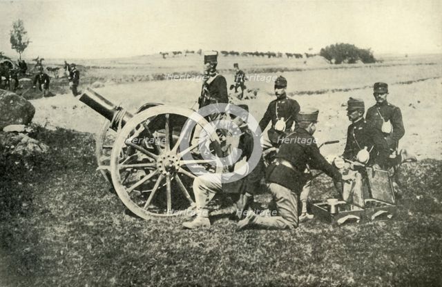 'Austrian Artillery in the Field' , (1919). Creator: Unknown.