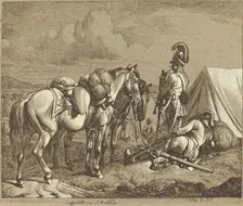 Austrian Dragoons, 1816. Creator: Johann Adam Klein