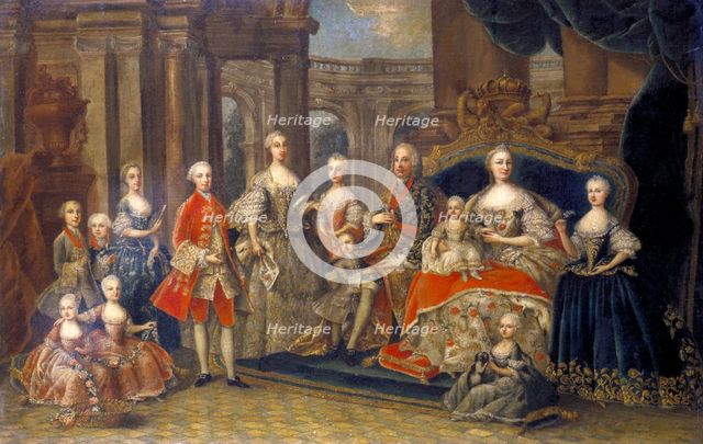 'Austrian Imperial Family', c1764. Artist: Anon