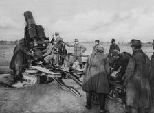 Austrian mortar, World War I, 1915
