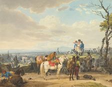 Austrian Soldiers, late 18th-19th century. Creator: Wilhelm von Kobell