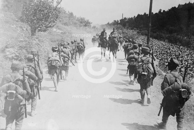 Austrians leaving front, between c1915 and c1920. Creator: Bain News Service.