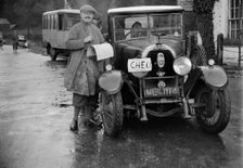Austro-Daimler used as an official's car at the Inter-Varsity Trial, 1930. Artist: Bill Brunell