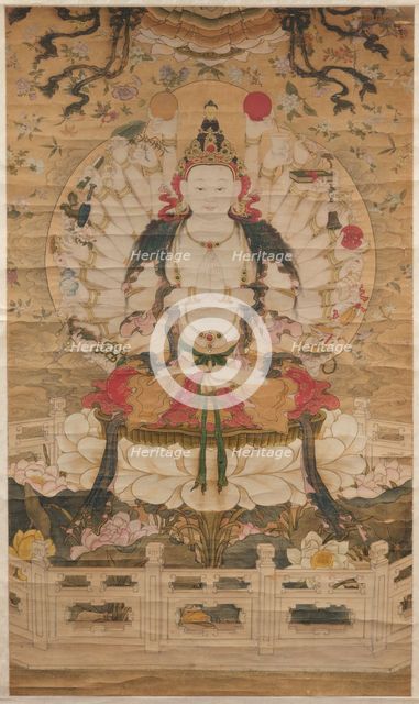 Avalokiteshvara, 18th century. Creator: Chinese Master.