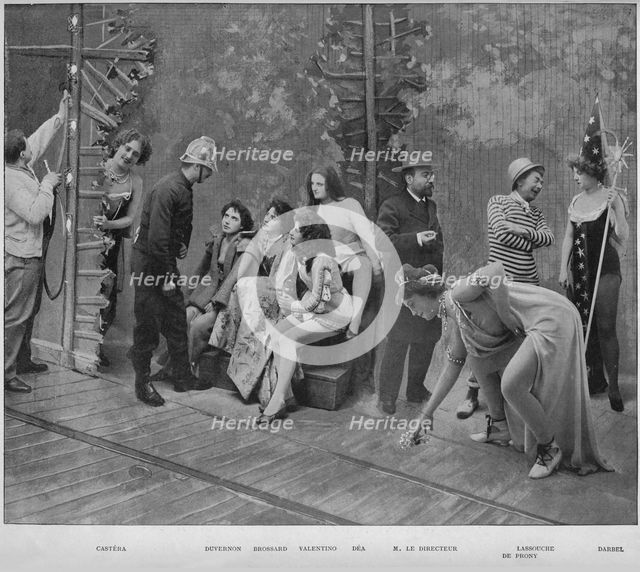 'Avant Les Trois Coups', 1900. Artist: Unknown.