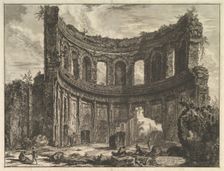 Avanzi del Tempio detto di Apollo nella Villa Adriana vicino a Tivoli (Hadrian's Villa..., ca. 1768. Creator: Giovanni Battista Piranesi