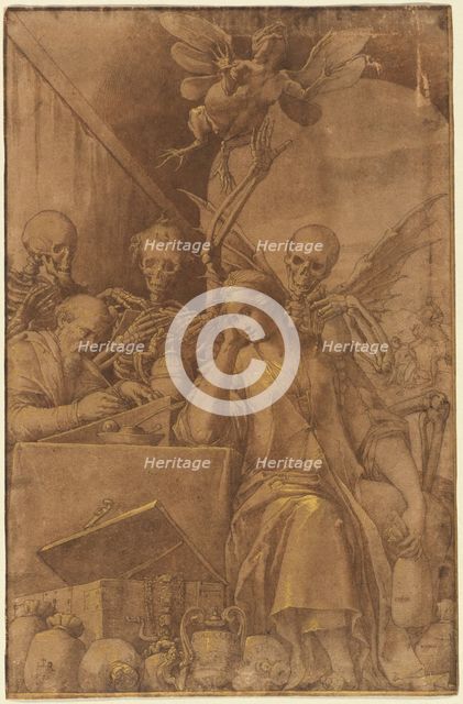 Avarice, 1590. Creator: Jacopo Ligozzi.