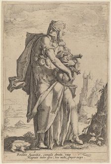 Avarice, c. 1587. Creator: Jacob Matham