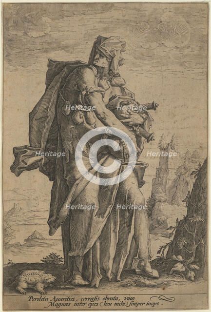 Avarice, ca. 1600. Artist: Anonymous  