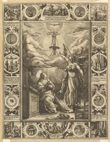 Ave Maria, from Allegorical Scenes on the Life of Christ, from Christian and Profane Allegories. Creator: Hendrik Goltzius