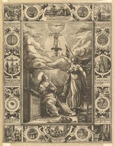 Ave Maria, from Allegorical Scenes on the Life of Christ, from Christian and Profane Allegories. Creator: Hendrik Goltzius