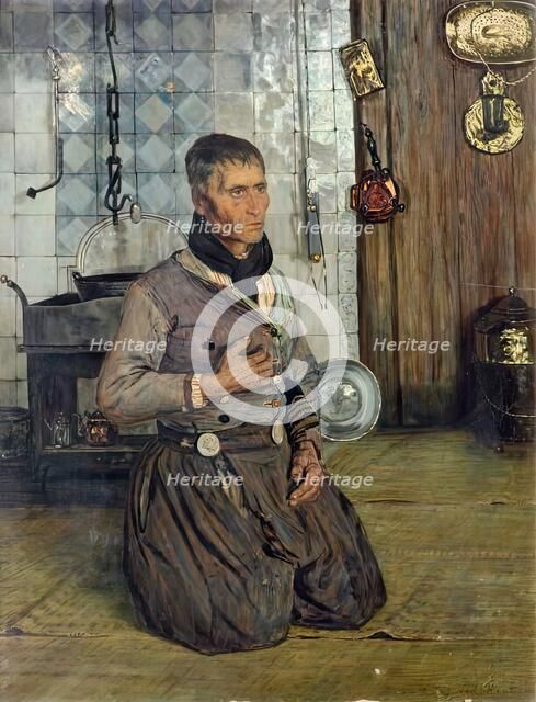 Ave Maria - Volendam, 1887. Creator: George Sherwood Hunter.