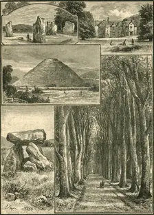 Avebury. Littlecote. Silbury. Devil's Den. Grand Avenue. 1898. Creator: Unknown