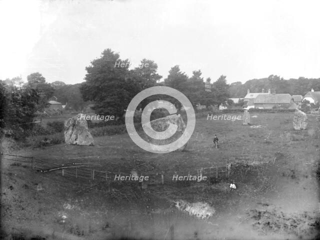 Avebury Stone Circle, Avebury, Wiltshire, c1860-1922. Artist: Henry Taunt