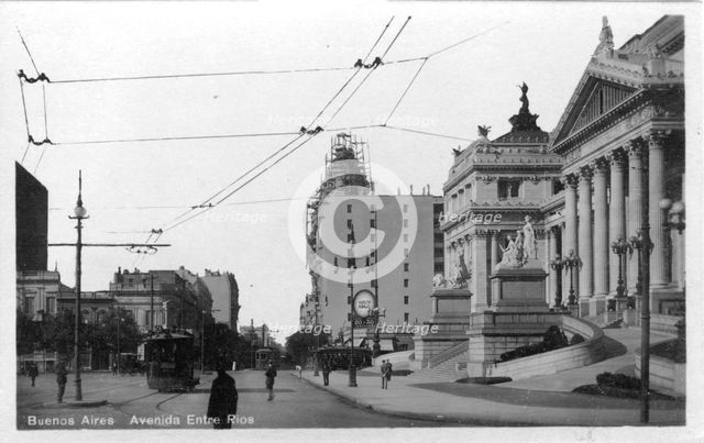 Avenida Entre Rios, Buenos Aires, Argentina, c1900s. Artist: Unknown