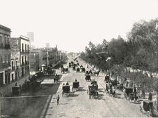 Avenida Juarez, Mexico City, Mexico, 1895. Creator: Abel Briquet