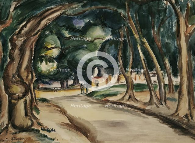 Avenue, 1921. Creator: Othon Friesz.