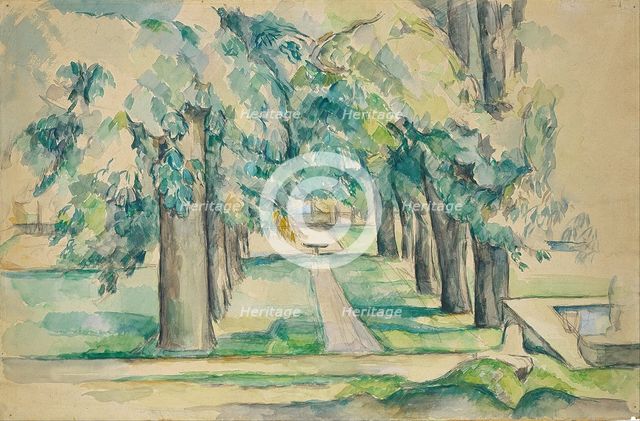 Avenue of Chestnut Trees at the Jas de Bouffan. Artist: Cézanne, Paul (1839-1906)