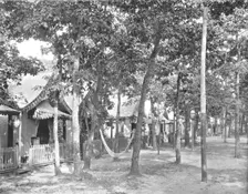 Avenue of Tents, Ocean Grove, New Jersey, USA, c1900. Creator: Unknown