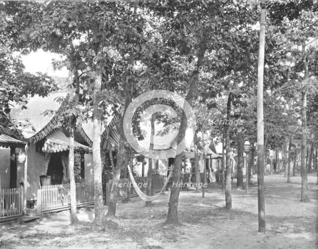 Avenue of Tents, Ocean Grove, New Jersey, USA, c1900.  Creator: Unknown.