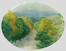 Avenue of trees, 1920-1925. Creator: Karol Miloslav Lehotský