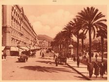Avenue of Verdun, Nice 1930. Creator: Unknown