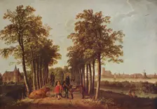 Avenue at Merdervort c1650-1652, (c1915). Artist: Aelbert Cuyp