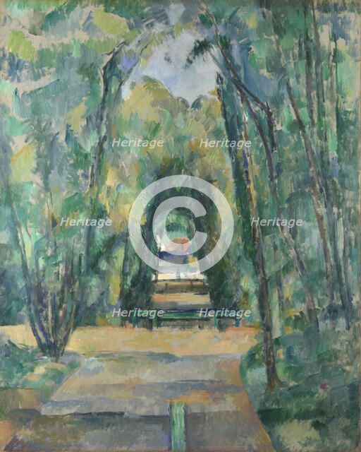 Avenue at Chantilly, 1888. Artist: Cézanne, Paul (1839-1906)