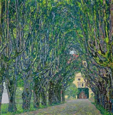 Avenue in the Park of Kammer Castle, 1912. Artist: Klimt, Gustav (1862-1918)
