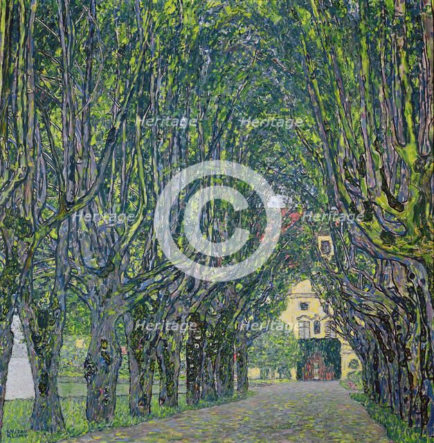 Avenue in the Park of Kammer Castle, 1912. Artist: Klimt, Gustav (1862-1918)