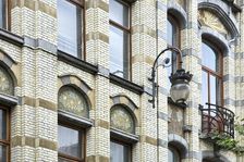 Avenue Jean Volders/Rue Vanderschrick, Brussels, Belgium, (1904), c2014-c2017. Artist: Alan John Ainsworth