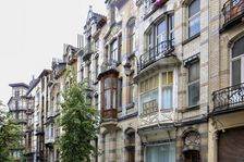 Avenue Jean Volders/Rue Vanderschrick, Brussels, Belgium, (1904), c2014-c2017. Artist: Alan John Ainsworth