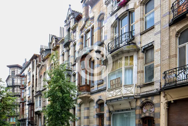 Avenue Jean Volders/Rue Vanderschrick, Brussels, Belgium, (1904), c2014-c2017. Artist: Alan John Ainsworth.