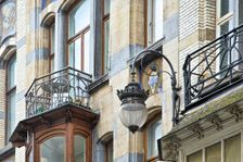 Avenue Jean Volders/Rue Vanderschrick, Brussels, Belgium, (1904), c2014-c2017. Artist: Alan John Ainsworth