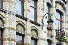 Avenue Jean Volders/Rue Vanderschrick, Brussels, Belgium, (1904), c2014-c2017. Artist: Alan John Ainsworth